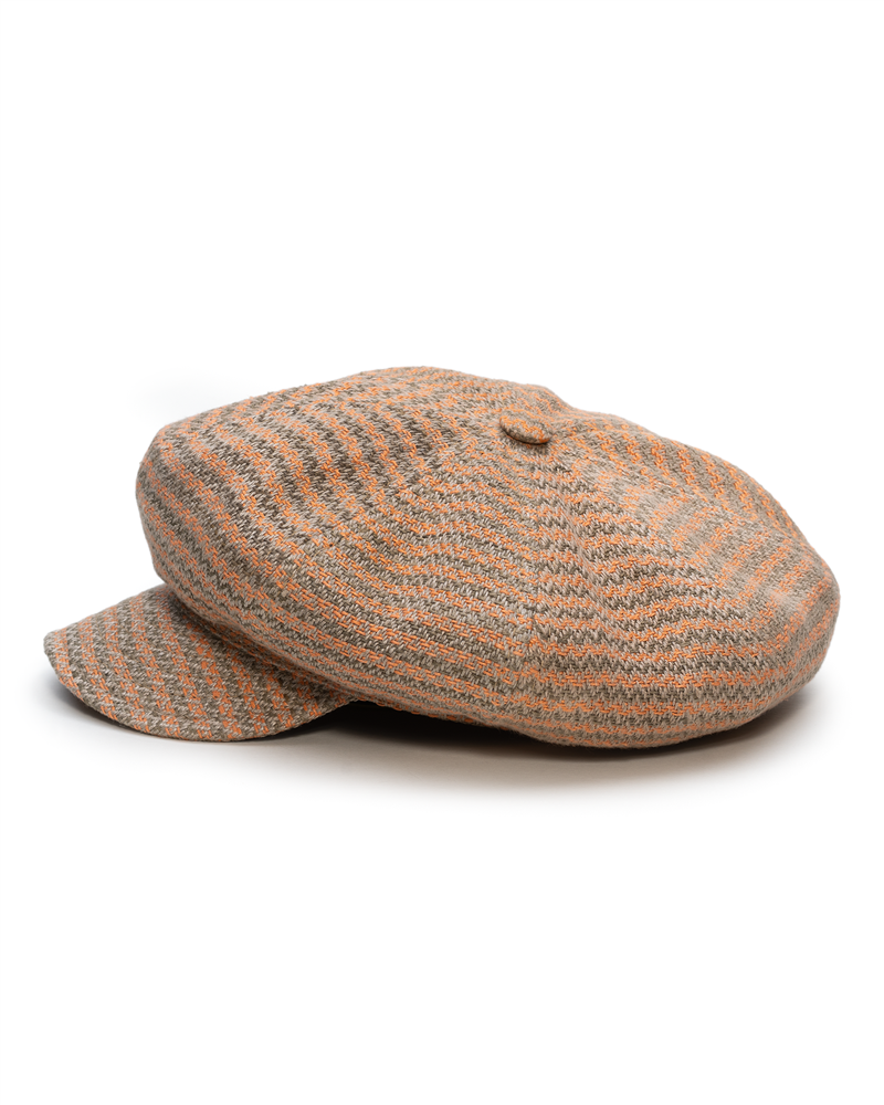 Orange-green herringbone
